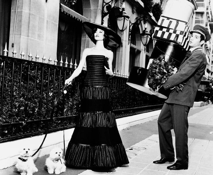 Rich Bitch, Paris, 2004 Bianca Balti for Vogue Italy Black & white inkjet print on baryta paper, edition of 3 150 x 150 cm / 59.1 x 59.1 in